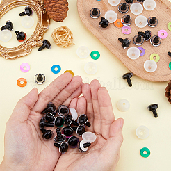 40 Sets 10 Colors Plastic Doll Craft Eyes&nbsp;KY-FH0001-42A