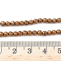 Electroplate Synthetic Magnetic Hematite Beads Strands&nbsp;G-A263-B01-02E