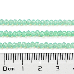 Baking Paint Transparent Glass Beads Strands&nbsp;DGLA-A034-J2mm-B05