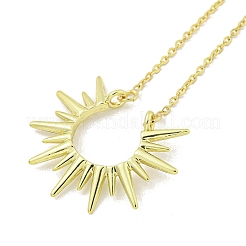 Brass Pendant Necklaces&nbsp;NJEW-Z032-02G