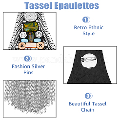2Pcs Fashionable Tassel Epaulettes&nbsp;FIND-FH0008-79B