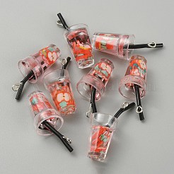 Transparent Resin Pendants&nbsp;RESI-TAC0019-03A
