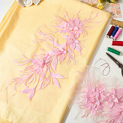 Computerized Embroidery Polyester Ornament Accessories&nbsp;DIY-WH20063-032C