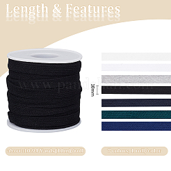 7 Bundles 7 Styles Flat Polycotton Hollow Cord&nbsp;OCOR-BC0006-15