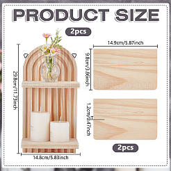 Wood Wall-mounted Holder&nbsp;AJEW-WH0709-095