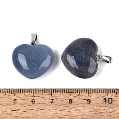 Natural Blue Aventurine(Dyed & Heated) Pendants&nbsp;G-N362-05P-07
