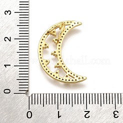 Brass Micro Pave Cubic Zirconia Pendants&nbsp;KK-K4001-25G