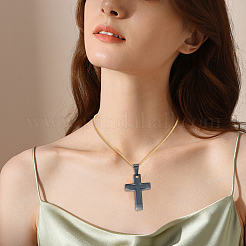 6Pcs 2 Colors 304 Stainless Steel Pendants&nbsp;STAS-BBC0007-34