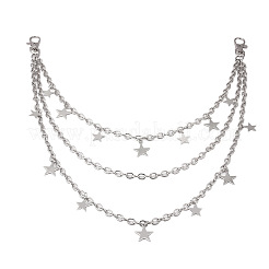 Alloy Tassel 3 Layer Chain Pants Chain Belts&nbsp;FS-WG07384-01