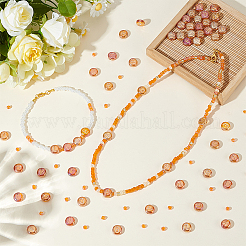 104Pcs 26 Styles Electroplated Glass Beads&nbsp;GLAA-WR0001-12