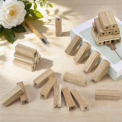 40Pcs Wood Craft Block&nbsp;WOOD-PH0004-11