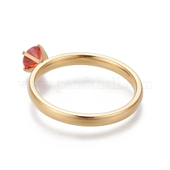 PVD Vacuum Plating 304 Stainless Steel Finger Rings&nbsp;RJEW-L099-G