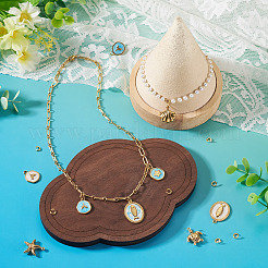 9Pcs 9 Styles 304 Stainless Steel Enamel Pendants&nbsp;STAS-TA0006-22