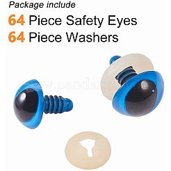 Craft Plastic Doll Eyes&nbsp;DIY-PH0019-90