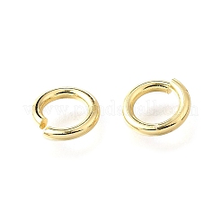 Brass Open Jump Rings&nbsp;KK-V007-004G-02