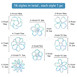 Waterproof PVC Colored Laser Stained Window Film Static Stickers&nbsp;DIY-WH0314-101