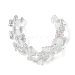 Chinese Zodiac Natural Quartz Crystal Carved Beads&nbsp;G-D300-01F