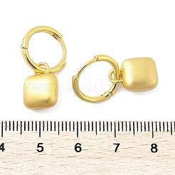 Brass Pendants Hoop Earrings&nbsp;EJEW-B120-08G-02