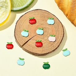 10Pcs Teachers' Day Brass Enamel Charms&nbsp;KK-YW0002-48