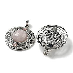 Natural Rose Quartz Pendants&nbsp;G-Q158-03A