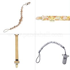Iron Baby Pacifier Clips&nbsp;AJEW-PH0016-01AB