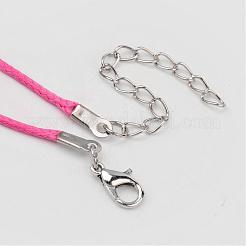 Korean Waxed Polyester Cord Necklace Making&nbsp;NJEW-JN01558