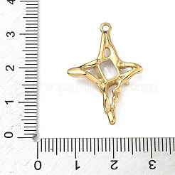 304 Stainless Steel Pave Cubic Zirconia Pendants&nbsp;STAS-U054-03G