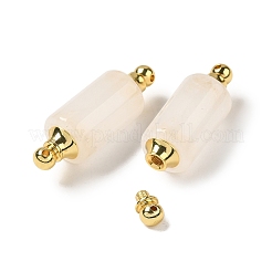 Natural Quartz Crystal Connector Charms&nbsp;G-Z039-01G-04