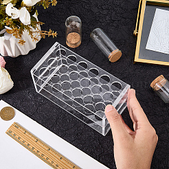 18 Hole Glass Test Tube Rack&nbsp;OFST-WH20007-017C