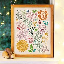 Self-Adhesive Silk Screen Printing Stencil&nbsp;DIY-WH0338-018