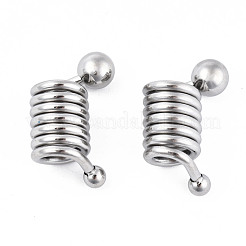 Non-Tarnish 316 Surgical Stainless Steel European Beads&nbsp;STAS-N097-069P