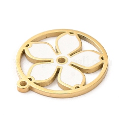 Ion Plating(IP) 304 Stainless Steel Enamel Pendants&nbsp;STAS-G295-37G