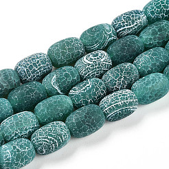 Natural Weathered Agate Beads Strands&nbsp;G-N344-42C
