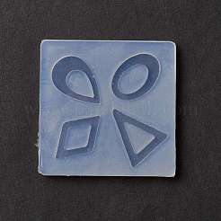 DIY Oval & Teardrop & Rhombus & Triangle Linking Ring Silicone Molds&nbsp;SIMO-B001-06