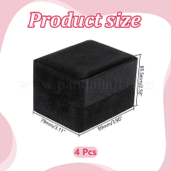 Wood & Velvet Organizer Boxes&nbsp;CON-WH0110-336A