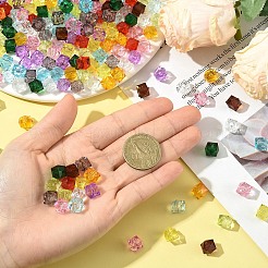 360Pcs 12 Colors Transparent Acrylic Beads&nbsp;TACR-YW0003-41
