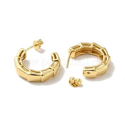 Rack Plating Brass Rectangle Wrap Stud Earrings&nbsp;EJEW-I268-01G