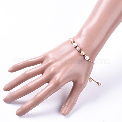 Adjustable Brass Slider Bracelets&nbsp;X-BJEW-JB05149