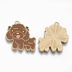 Alloy Enamel Pendants&nbsp;ENAM-T011-32KC-RS