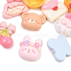 Opaque Resin Cabochons&nbsp;RESI-L051-04