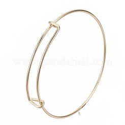 Adjustable Iron Expandable Bangle Making&nbsp;X-BJEW-R038-KC