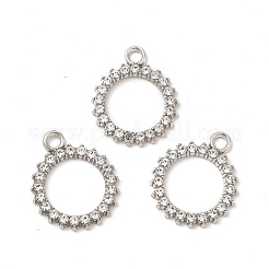 Alloy Rhinestone Pendants&nbsp;PALLOY-I217-16P