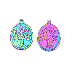 Ion Plating(IP) 201 Stainless Steel Pendants&nbsp;STAS-T063-188M