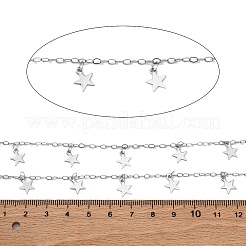 304 Stainless Steel Cable Chains&nbsp;CHS-B006-15P