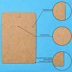 30Pcs Rectangle Paper One Pair Earring Display Cards with Hanging Hole&nbsp;DIY-YW0008-55B