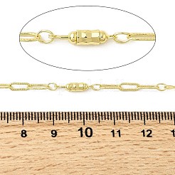 Brass Figaro Chains&nbsp;KK-D391-08G
