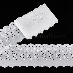 5Yards Cotton Embroidered Wavy Edge Flower Pattern Trimming&nbsp;DIY-UN0006-41