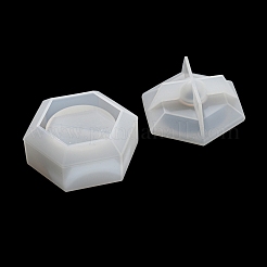 Hexagon Shape Candle Jar Molds&nbsp;DIY-K073-03