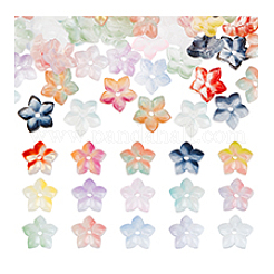 150Pcs 15 Colors Handmade Transparent Lampwork Beads&nbsp;GLAA-PH0004-03