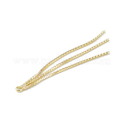 Brass Serpentine Chains Tassel Big Pendants&nbsp;LS-KK-P227-05G